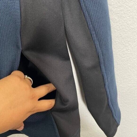 Spyder Mens Jacket Size M Blue Black Long Sleeve Full Zip Warm Color Block - Picture 16 of 16